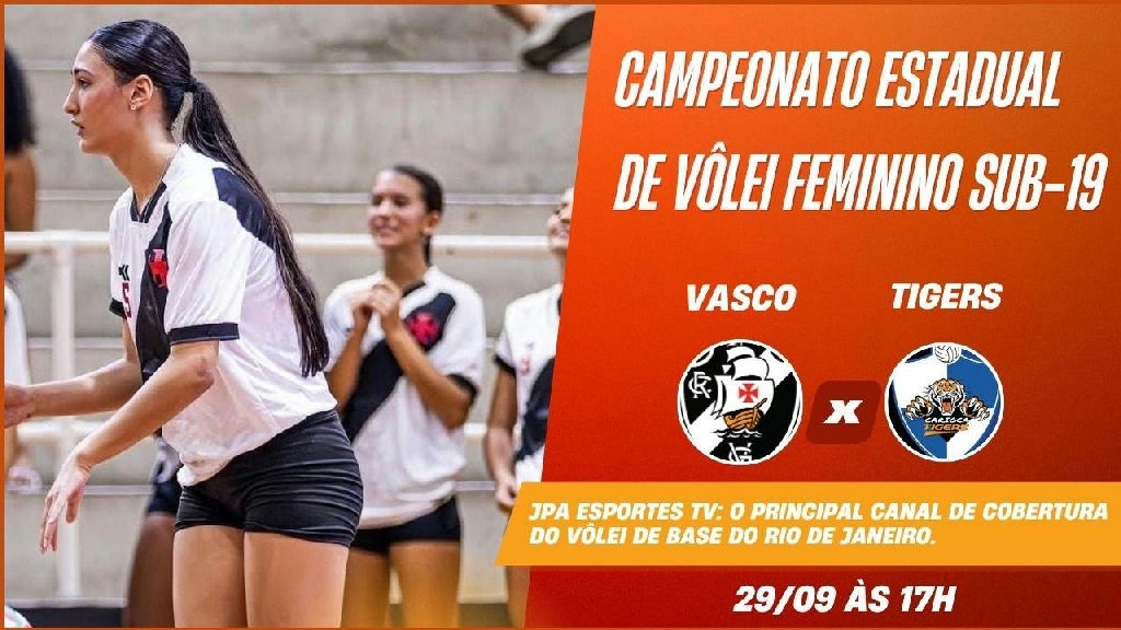 Vasco enfrenta Carioca Tigers pelo Campeonato Estadual de vôlei feminino sub-19