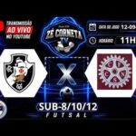 Vasco enfrenta Clube dos Funcionários em rodada do futsal estadual