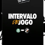 Vasco enfrenta desvantagem diante do Palmeiras no intervalo do Brasileiro Sub-17