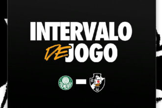 Vasco enfrenta desvantagem diante do Palmeiras no intervalo do Brasileiro Sub-17
