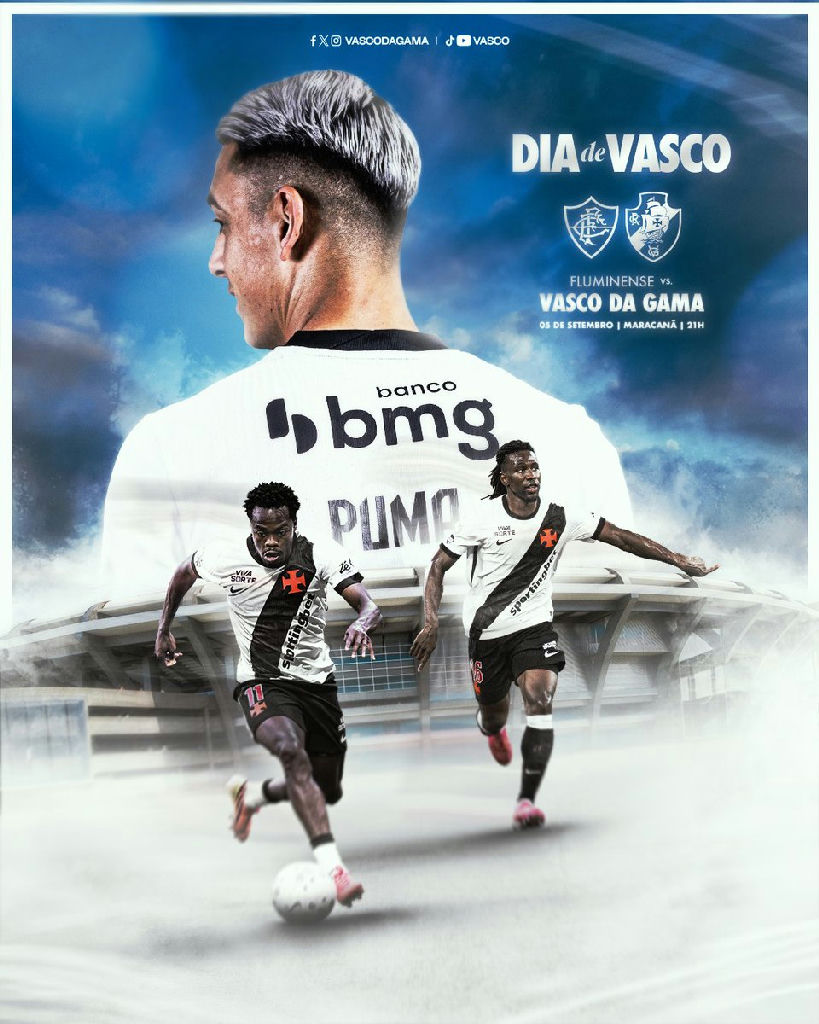 Vasco enfrenta o Fluminense no Maracanã em busca de vitória no Brasileirão