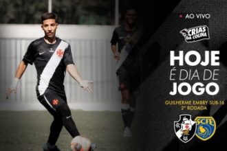 Vasco enfrenta Sampaio Corrêa pela segunda rodada do torneio Guilherme Embry sub-16