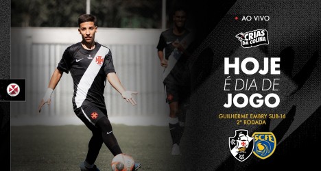 Vasco enfrenta Sampaio Corrêa pela segunda rodada do torneio Guilherme Embry sub-16