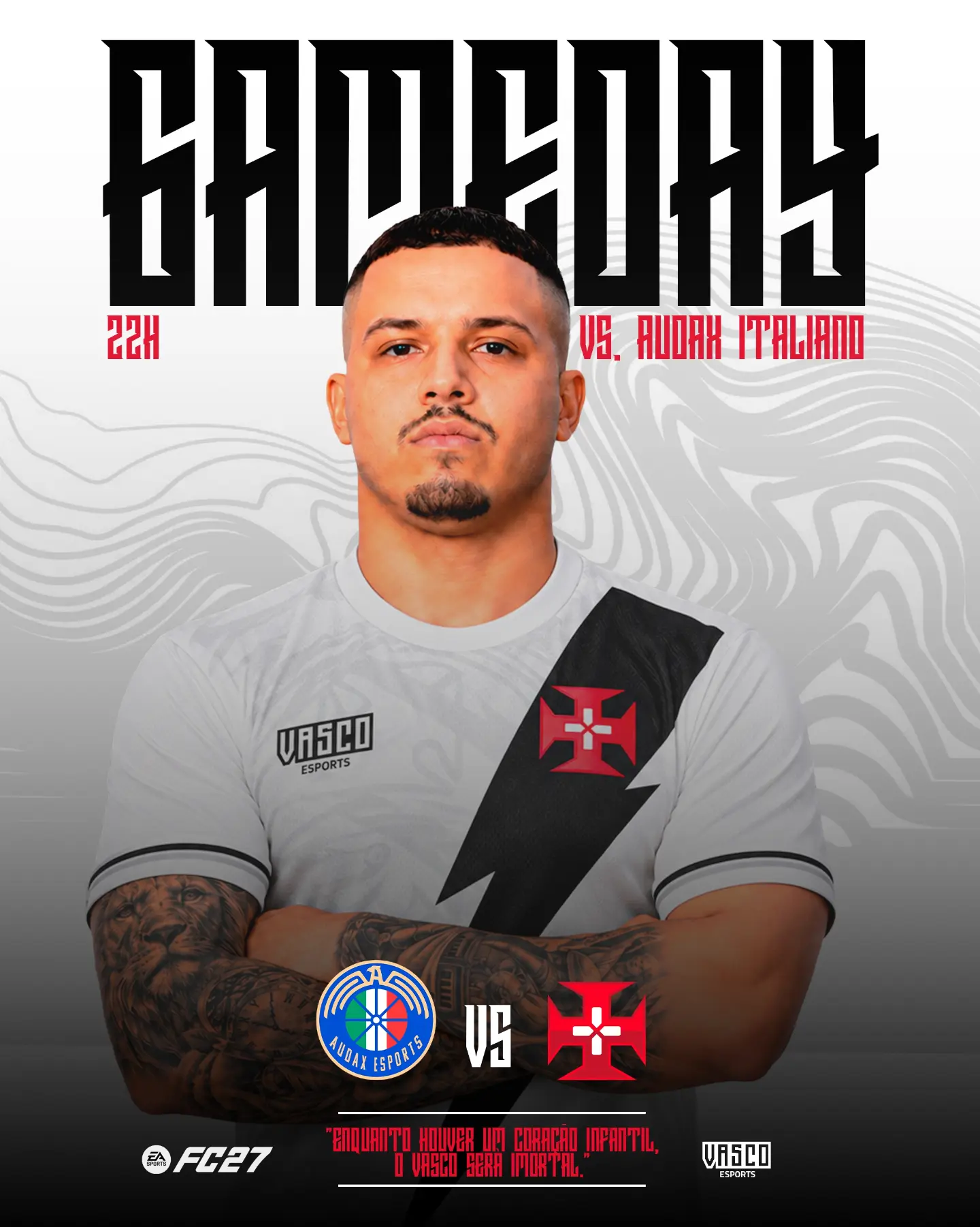 Vasco eSports encara Audax Italiano em amistoso internacional de Pro Clubs