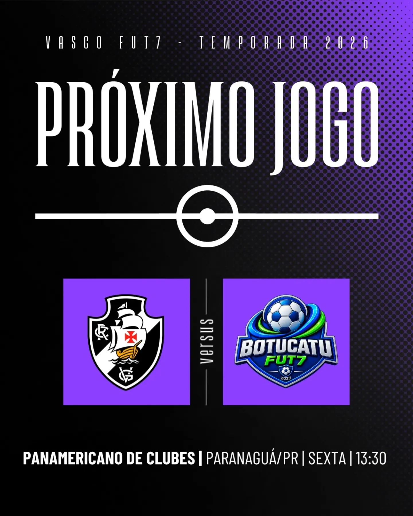 Vasco estreia contra Botucatu no Panamericano de Clubes de Futebol 7