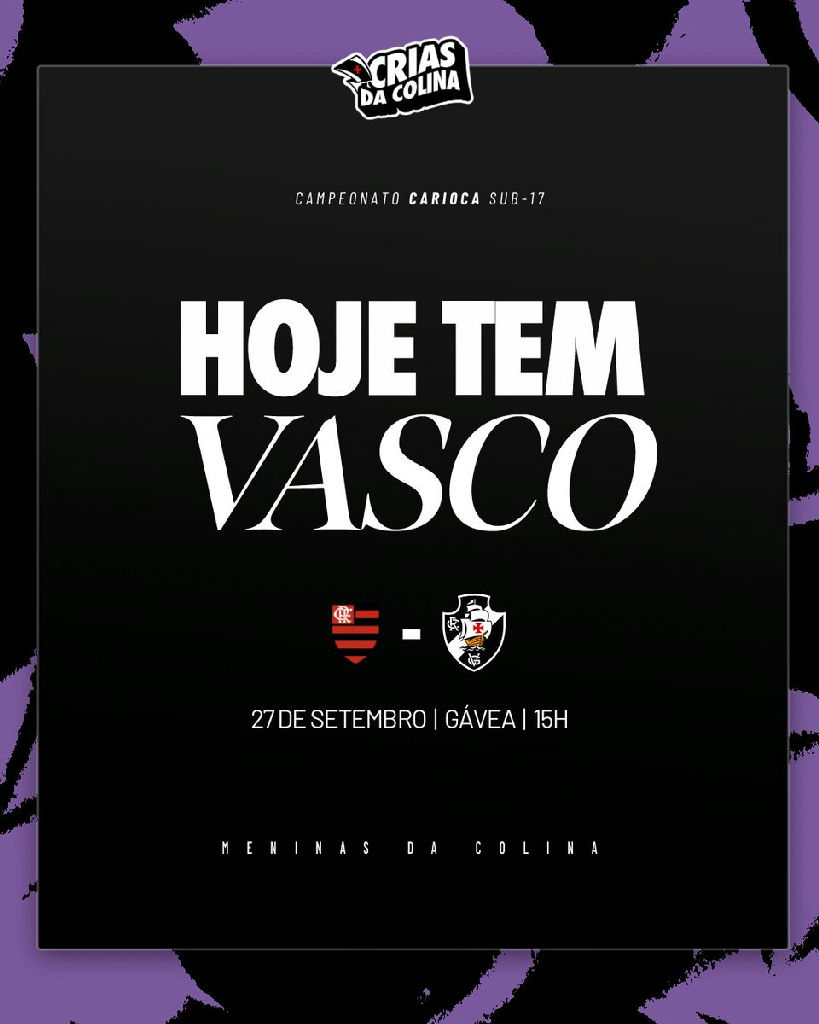 Vasco Feminino Sub-17 decide título do Campeonato Carioca contra o Flamengo na Gávea