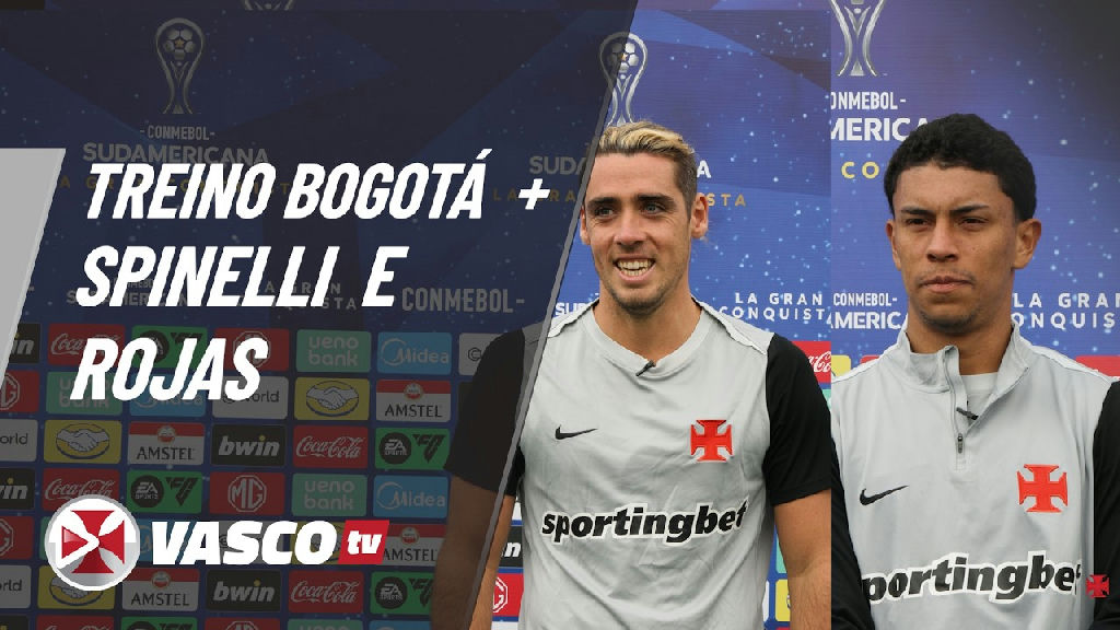 Vasco intensifica preparação em Bogotá com foco em Spinelli e Rojas