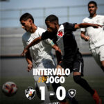 Vasco lidera placar contra o Botafogo no intervalo da Taça Guanabara sub-20