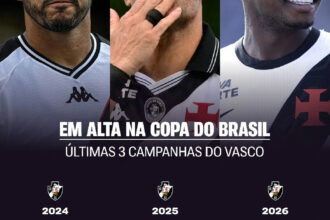 Vasco mantém regularidade e alcança a terceira semifinal consecutiva na Copa do Brasil