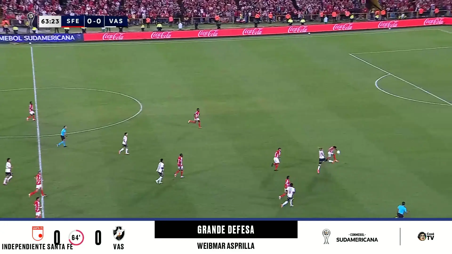 Vasco perde oportunidade clara de gol em duelo decisivo pela Sul-americana