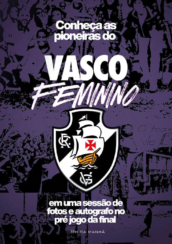 Vasco promove encontro histórico com pioneiras do futebol feminino antes da final