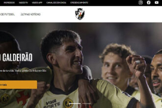 Vasco renova identidade visual de seu portal oficial para aproximar torcida