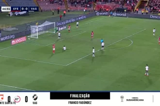 Vasco resiste à pressão do Santa Fe em Bogotá e mantém placar zerado