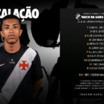 Vasco Sub-17 anuncia escalação para confronto decisivo contra o Santos no Brasileiro
