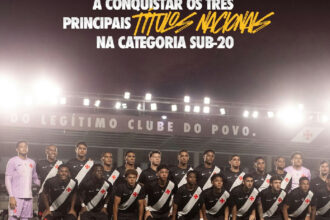 Vasco Sub-20 faz história e se torna o primeiro carioca com a tríplice coroa nacional