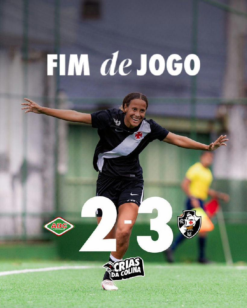 Vasco supera a Cabofriense fora de casa pelo Campeonato Carioca feminino sub-17