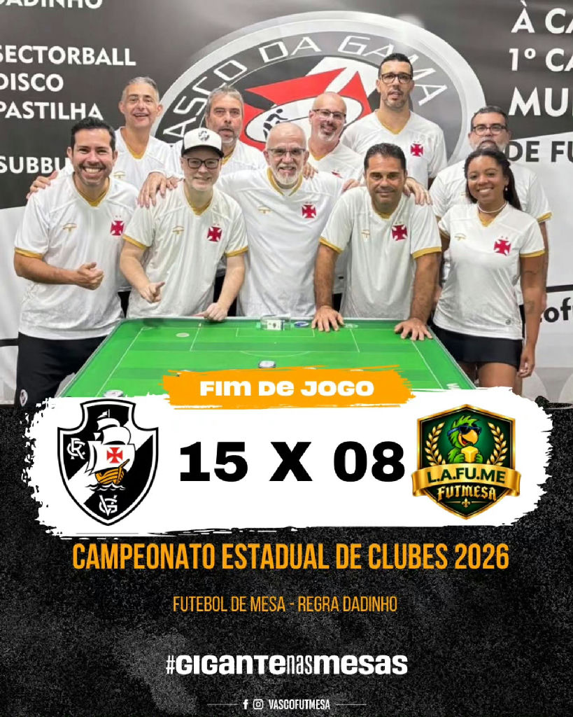 Vasco supera a Lafume e garante vaga nas semifinais do Estadual de Dadinho