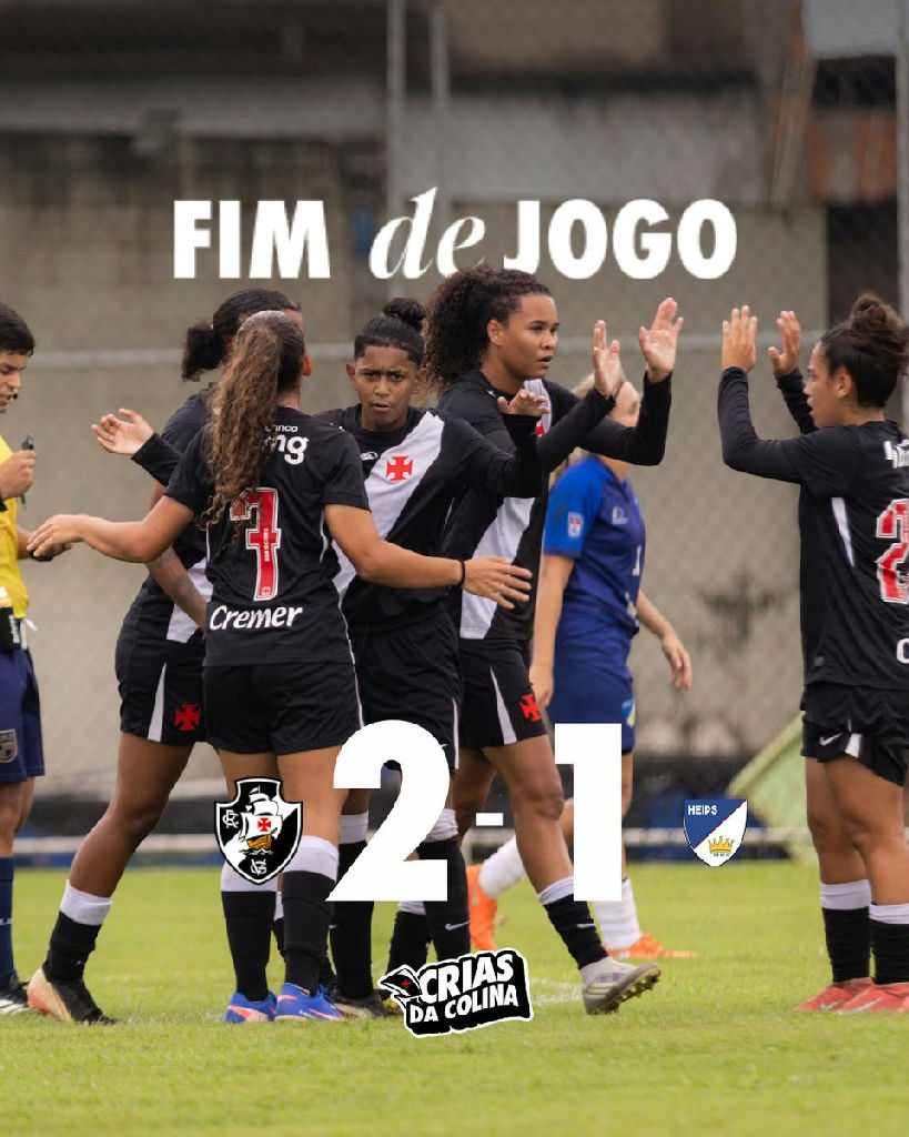 Vasco supera Real Heips de virada no Campeonato Carioca Feminino Sub-20