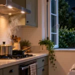 Ventilação na cozinha: por que abrir a janela após o jantar protege sua casa