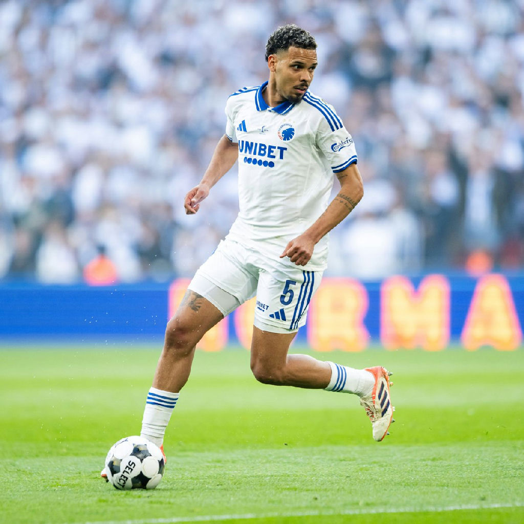 Zagueiro Gabriel Pereira exibe números expressivos no Copenhagen e entra na mira do Vasco