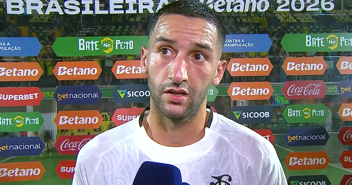 Ziyech avalia estreia pelo Botafogo e lamenta revés diante do Mirassol
