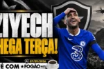 Ziyech desembarca no Rio de Janeiro nesta terça-feira para reforçar o Botafogo