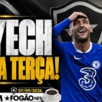 Ziyech desembarca no Rio de Janeiro nesta terça-feira para reforçar o Botafogo