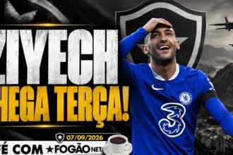 Ziyech desembarca no Rio de Janeiro nesta terça-feira para reforçar o Botafogo