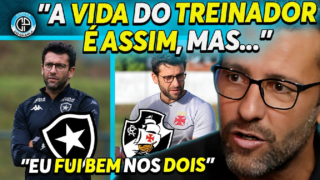 Alberto Valentim avalia positivamente seus trabalhos no Vasco e no Botafogo em entrevista