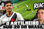 Andrey Fernandes, artilheiro da base do Vasco, ganha destaque nacional em vídeo