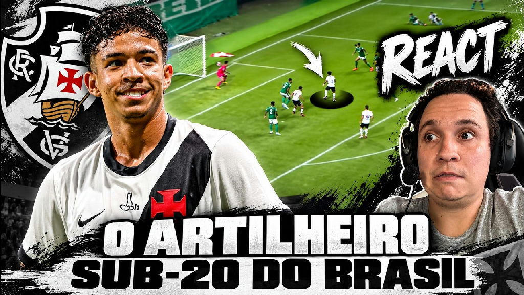 Andrey Fernandes, artilheiro da base do Vasco, ganha destaque nacional em vídeo
