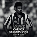 Aos 59 anos, morre em Caruaru o ex-jogador da seleção e do Botafogo Carlos Alberto Dias