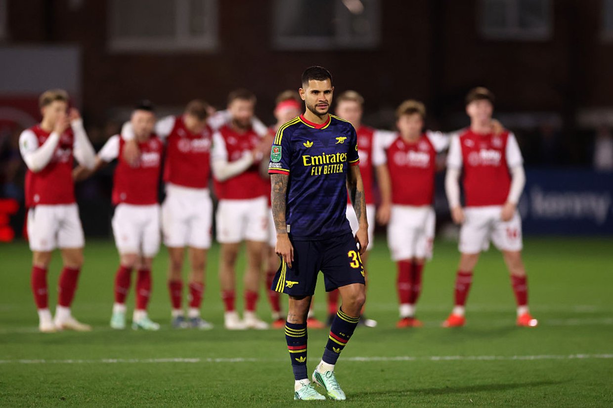 Arsenal é eliminado da Copa da Liga inglesa pelo Fleetwood Town
