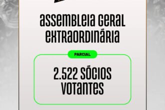 Assembleia geral extraordinária atinge marca de votantes