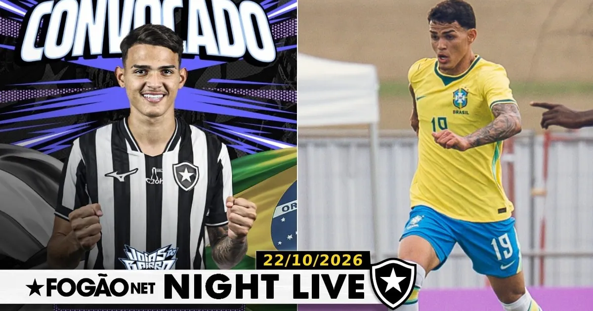Atacante do Botafogo é convocado para a seleção brasileira sub-17