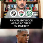 Atacante Richarlison pode retornar ao Brasil em janeiro em meio a impasse com Tottenham