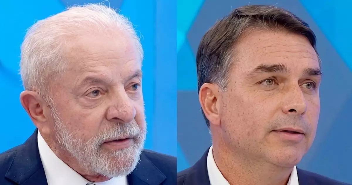 Audiência de Lula supera a de Flávio Bolsonaro em sabatina na televisão