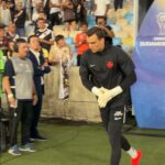 Bastidores do aquecimento do elenco do Vasco antes do confronto