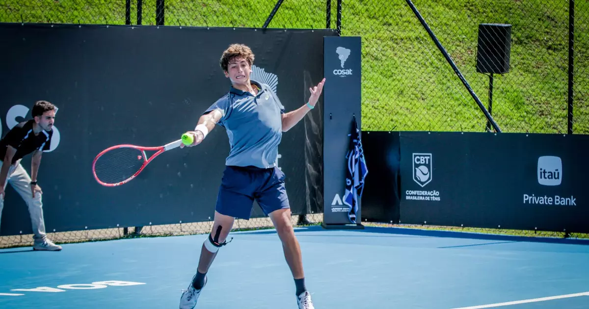 Bernardo Carvalho para na semifinal do torneio sul-americano em São Paulo
