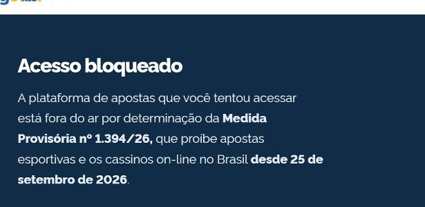 Bets saem do ar no Brasil após determinação da Medida Provisória 1.394/26