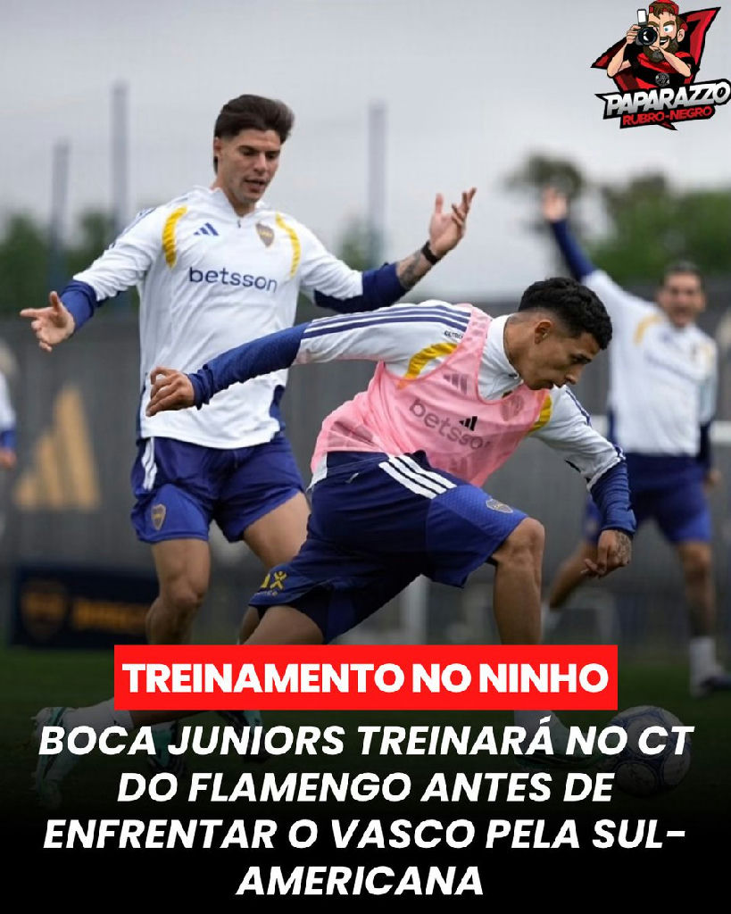 Boca Juniors treinará no CT do Flamengo antes de duelo contra o Vasco
