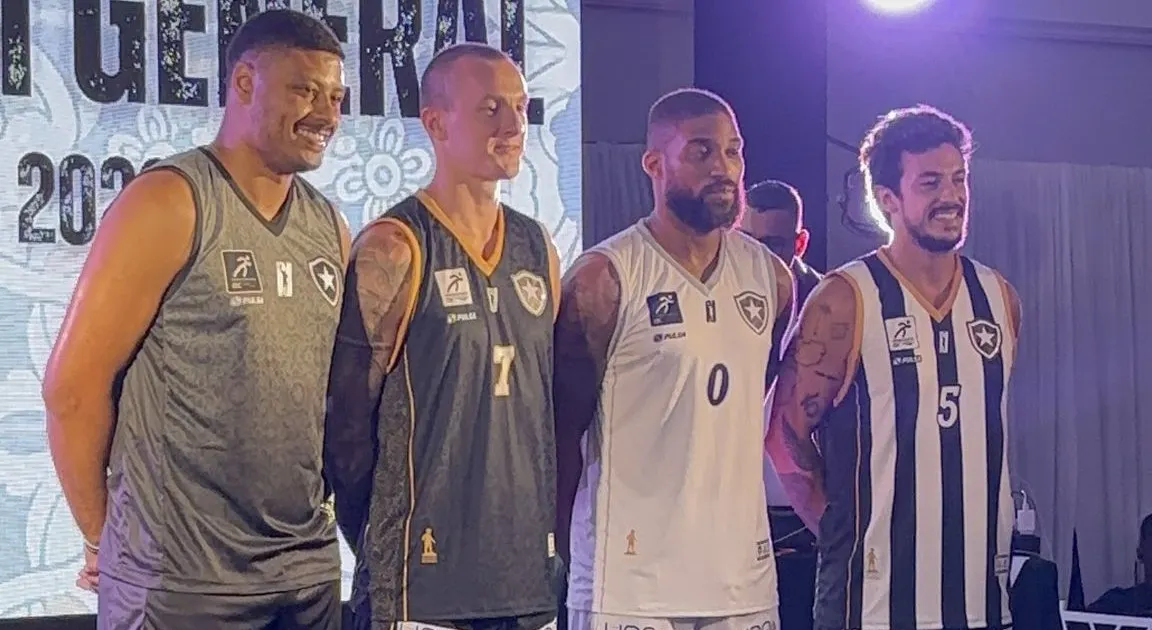 Botafogo apresenta nova linha de uniformes do basquete para o NBB