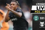 Botafogo empata com Coritiba e repercussão domina LIVE do Fogãonet