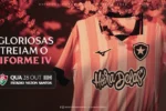 Botafogo estreia uniforme rosa em compromissos pelo estadual feminino e Brasileirão masculino
