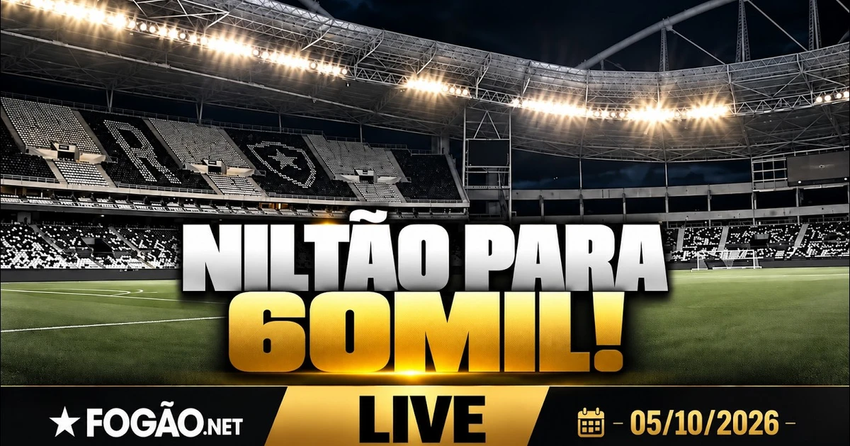 Botafogo estuda projeto para ampliar capacidade do estádio Nilton Santos para 60 mil torcedores