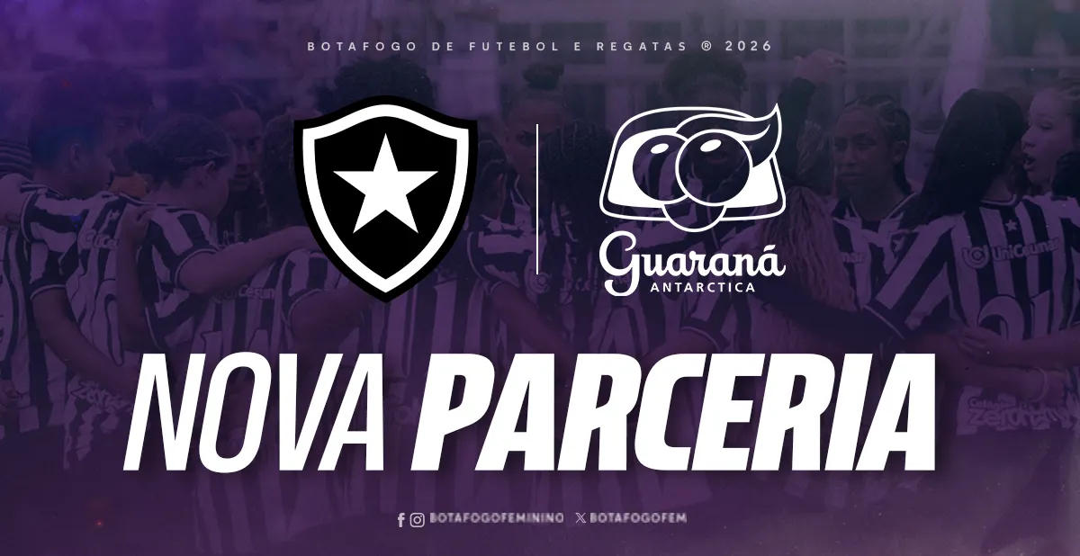 Botafogo firma parceria com Guaraná Antarctica para o futebol feminino