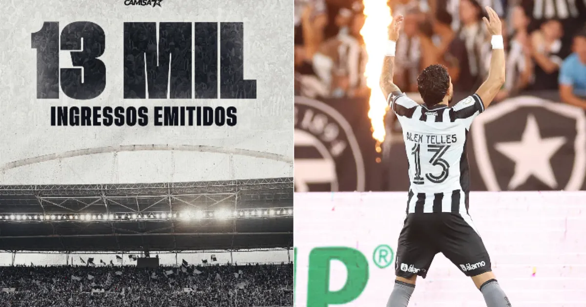 Botafogo gera polêmica na web com posts sobre o número 13 antes do segundo turno entre Lula e Flávio Bolsonaro