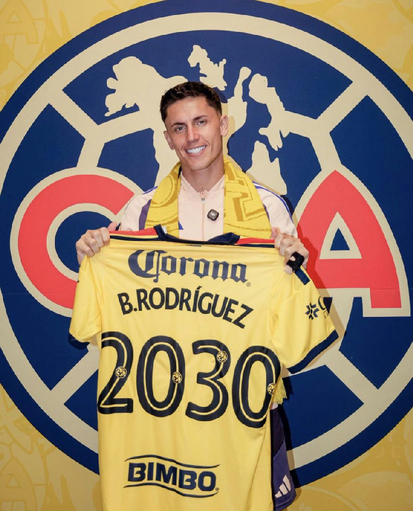 Brian rodríguez estende contrato com o américa do méxico até o fim de 2030