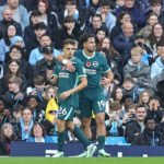 Brighton conquista triunfo histórico no Etihad e encosta no topo da tabela