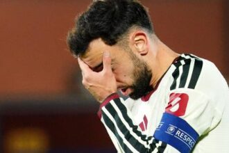 Bruno Fernandes aponta erro tático após goleada sofrida na Champions League